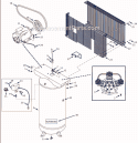Page A Diagram and Parts List for EX44601VA 2005 Campbell Hausfeld Compressor